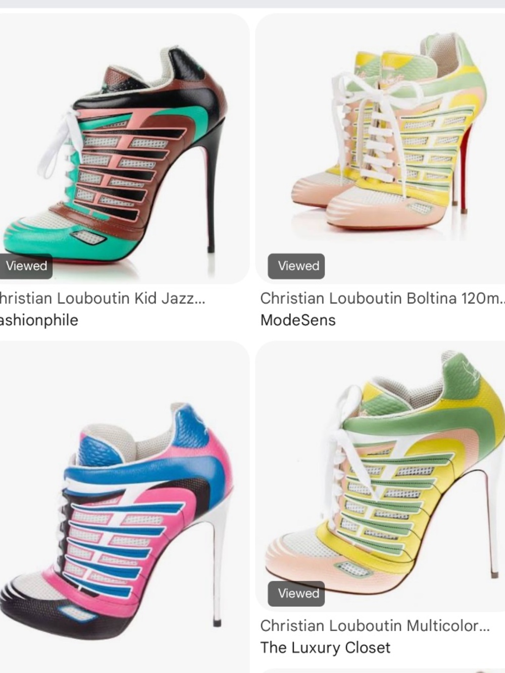ISO Christian Louboutin Kid Jazz Boltina Pumps